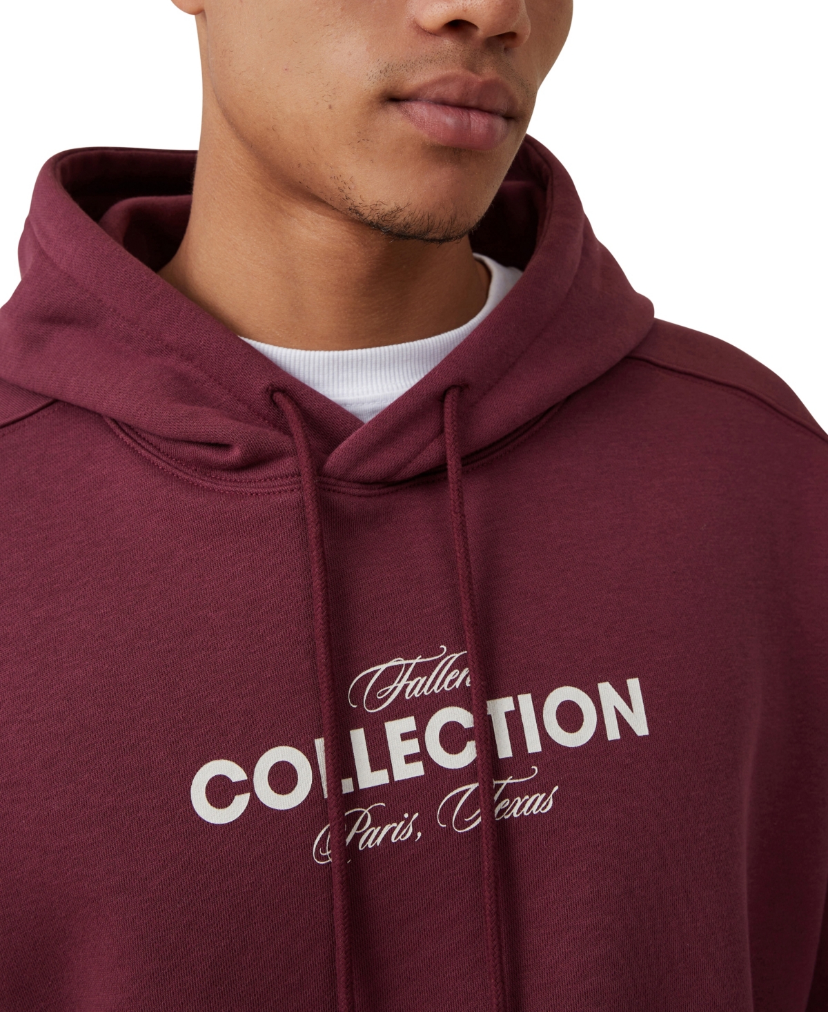 COTTON ON MEN'S BOX FIT GRAPHIC HOODIE 