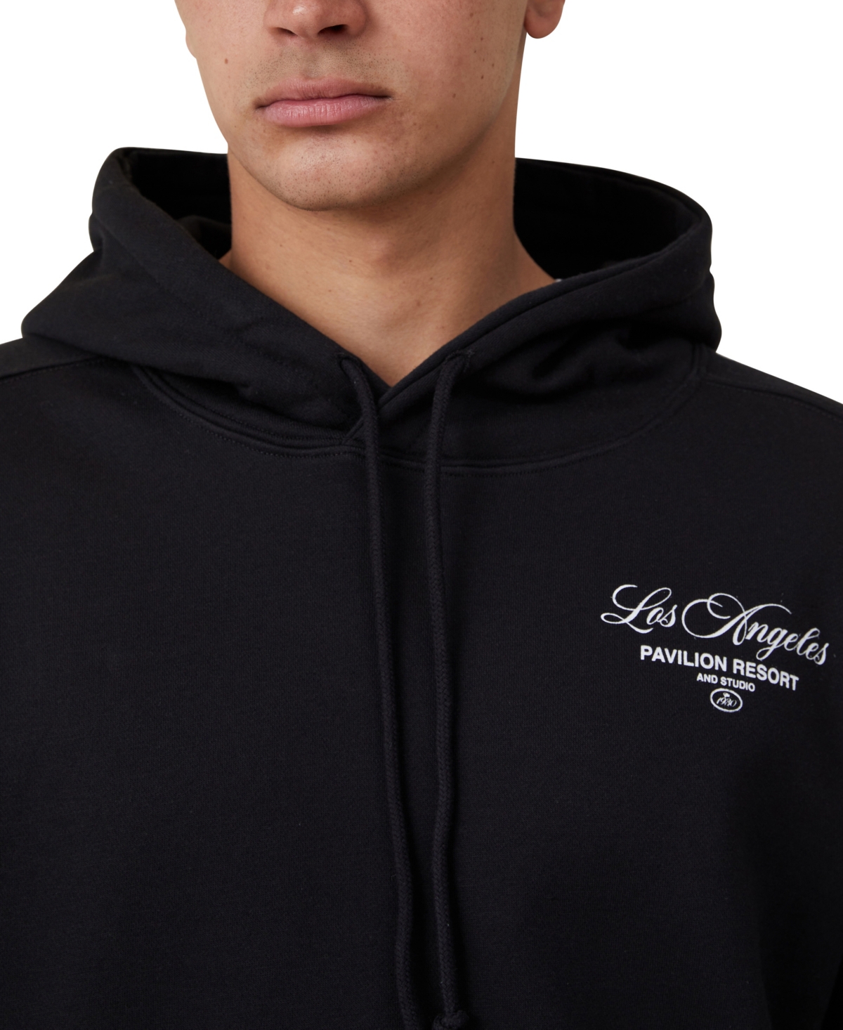 COTTON ON MEN'S BOX FIT GRAPHIC HOODIE 