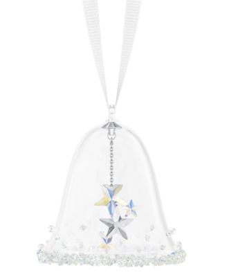 Swarovski - Crystal Bell with Stars Hanging Ornament