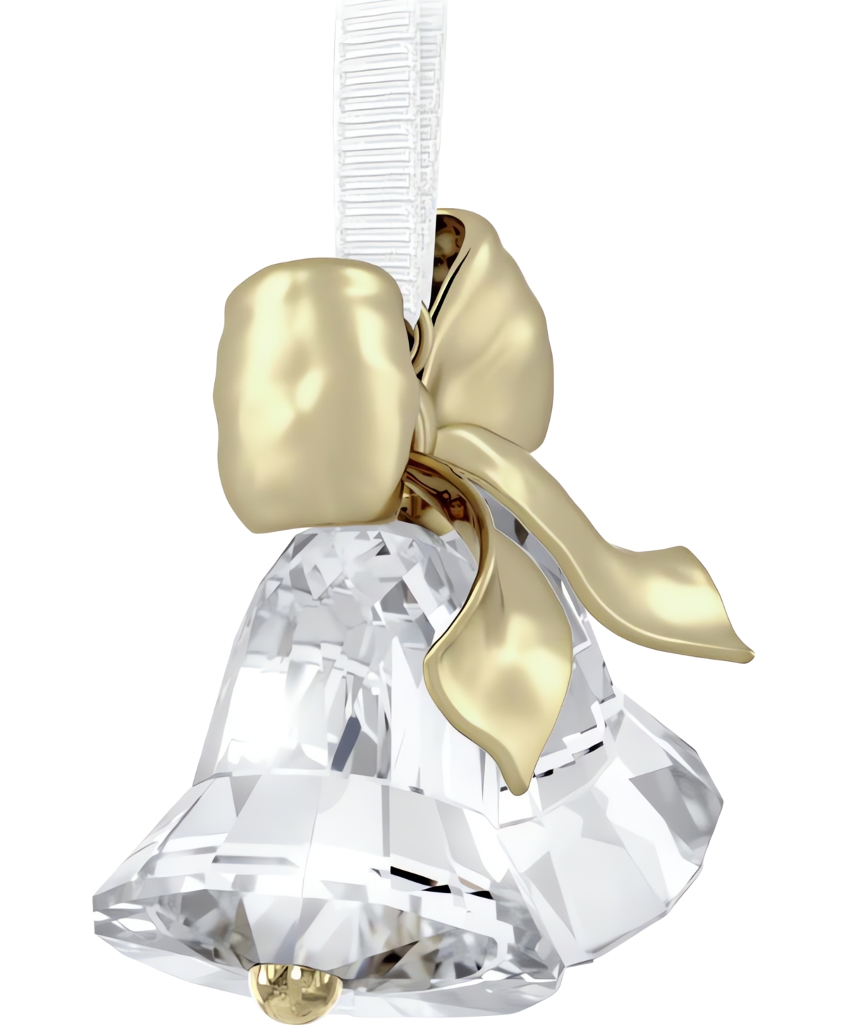 Swarovski Gold-tone And Crystal Bell Ornament In No Color