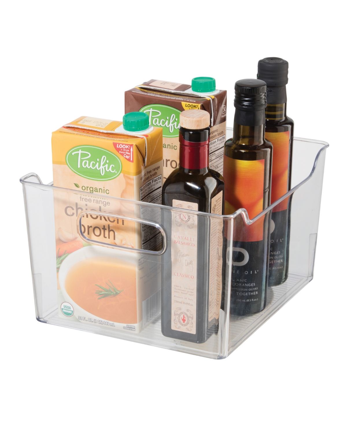 OGGI 9.75" X 9" X 6" STORAGE BIN WITH HANDLES 