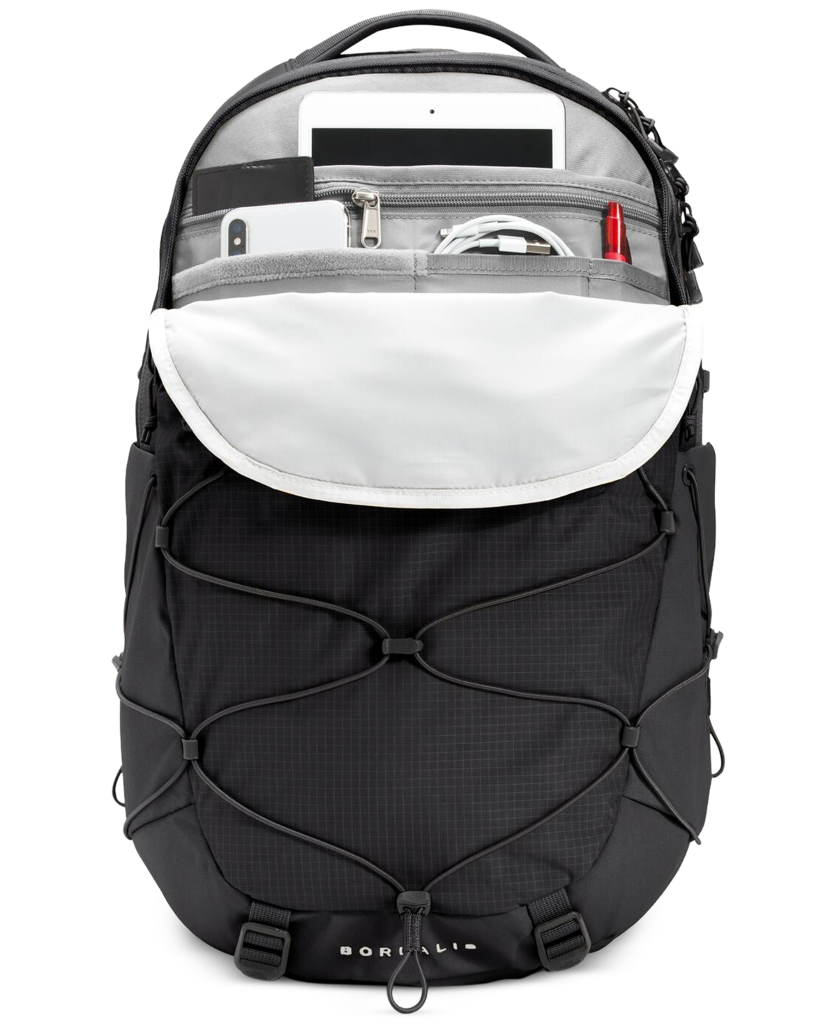 Shop The North Face Women's Borealis Backpack In Tnf Black,tnf White
