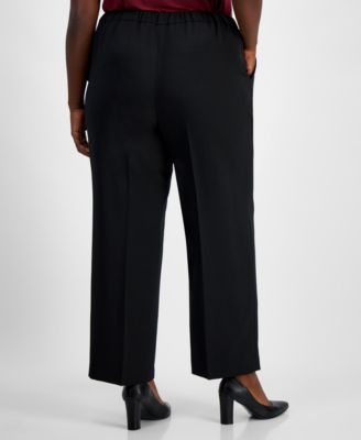 Plus Size Julia Satin Pull-On Pants