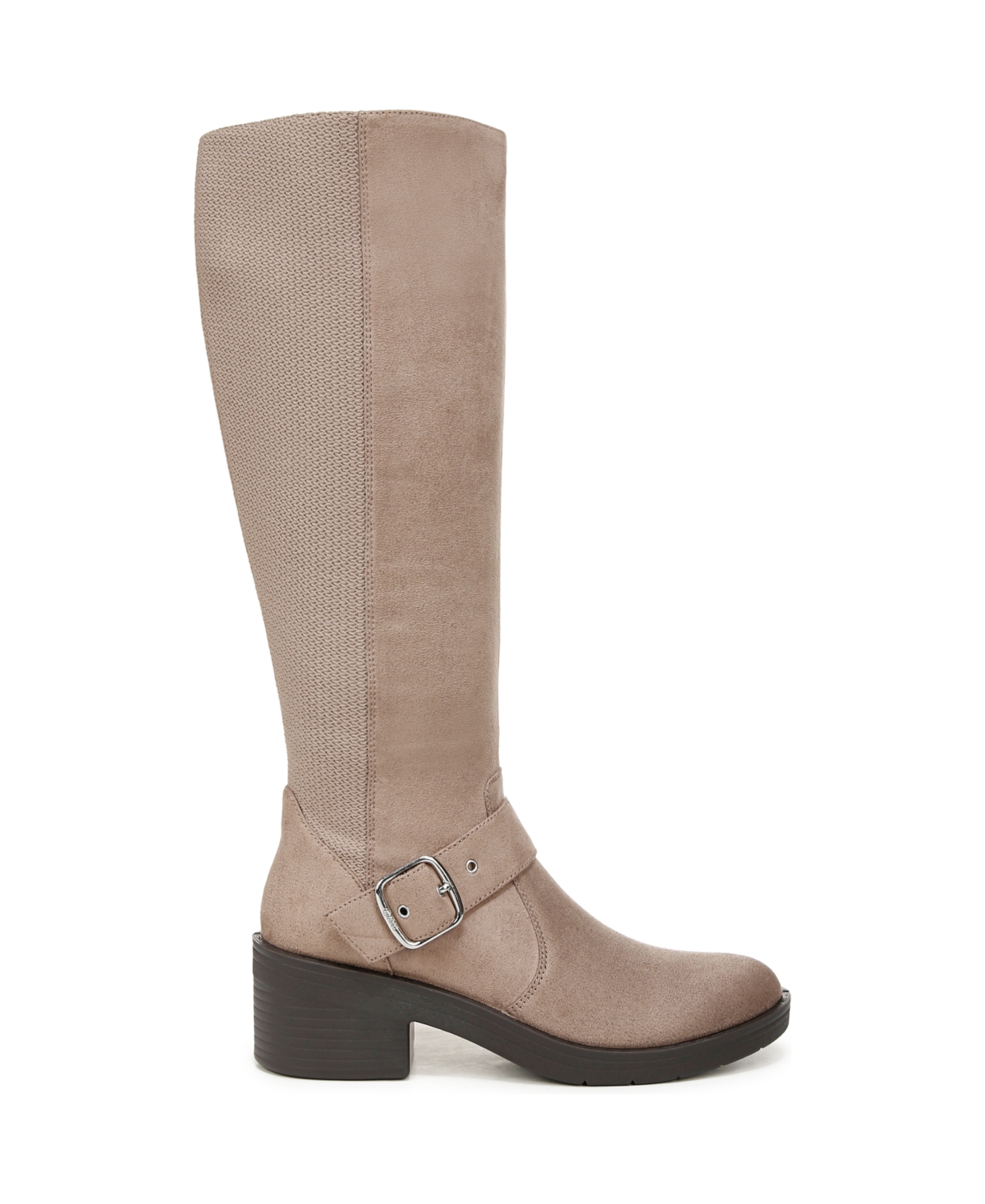 Bzees Olympia Washable Knee High Boots Latte Stretch Fabric Smart Closet