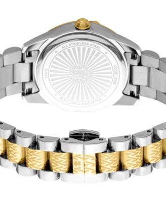 Roberto Cavalli Women's Quartz Two-tone Stainless Steel Watch 32mm