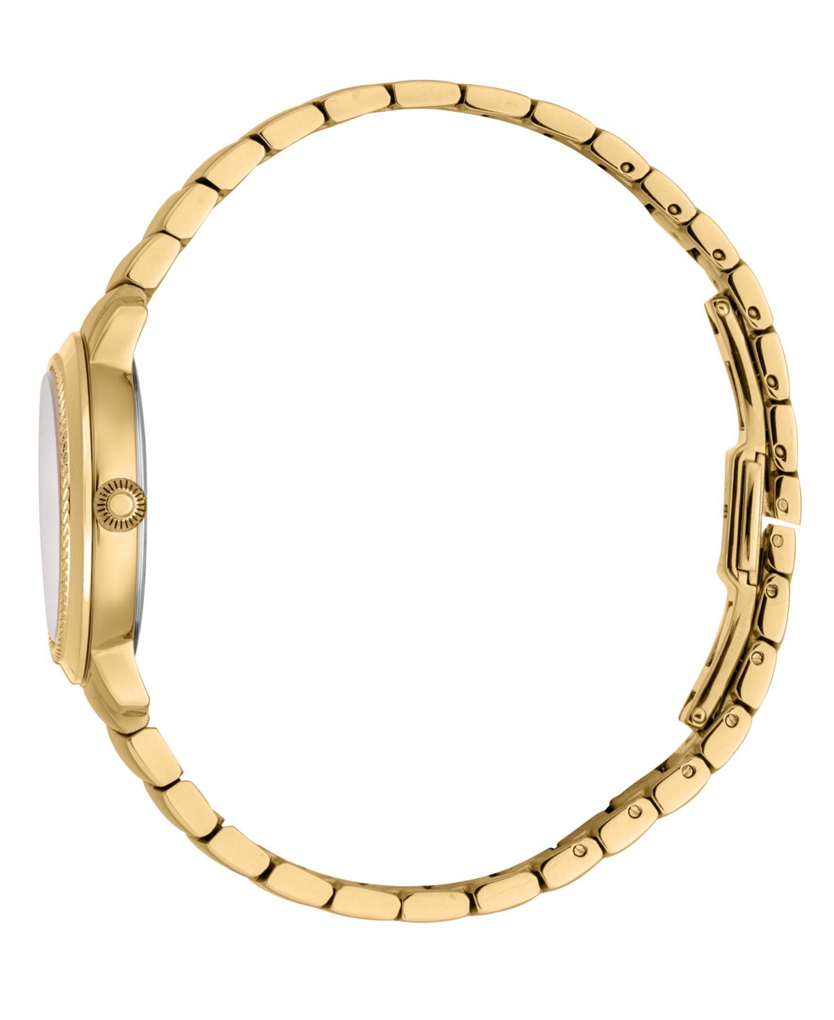 ROBERTO CAVALLI WOMEN'S QUARTZ GOLD-TONE STAINLESS STEEL WATCH 30MM 