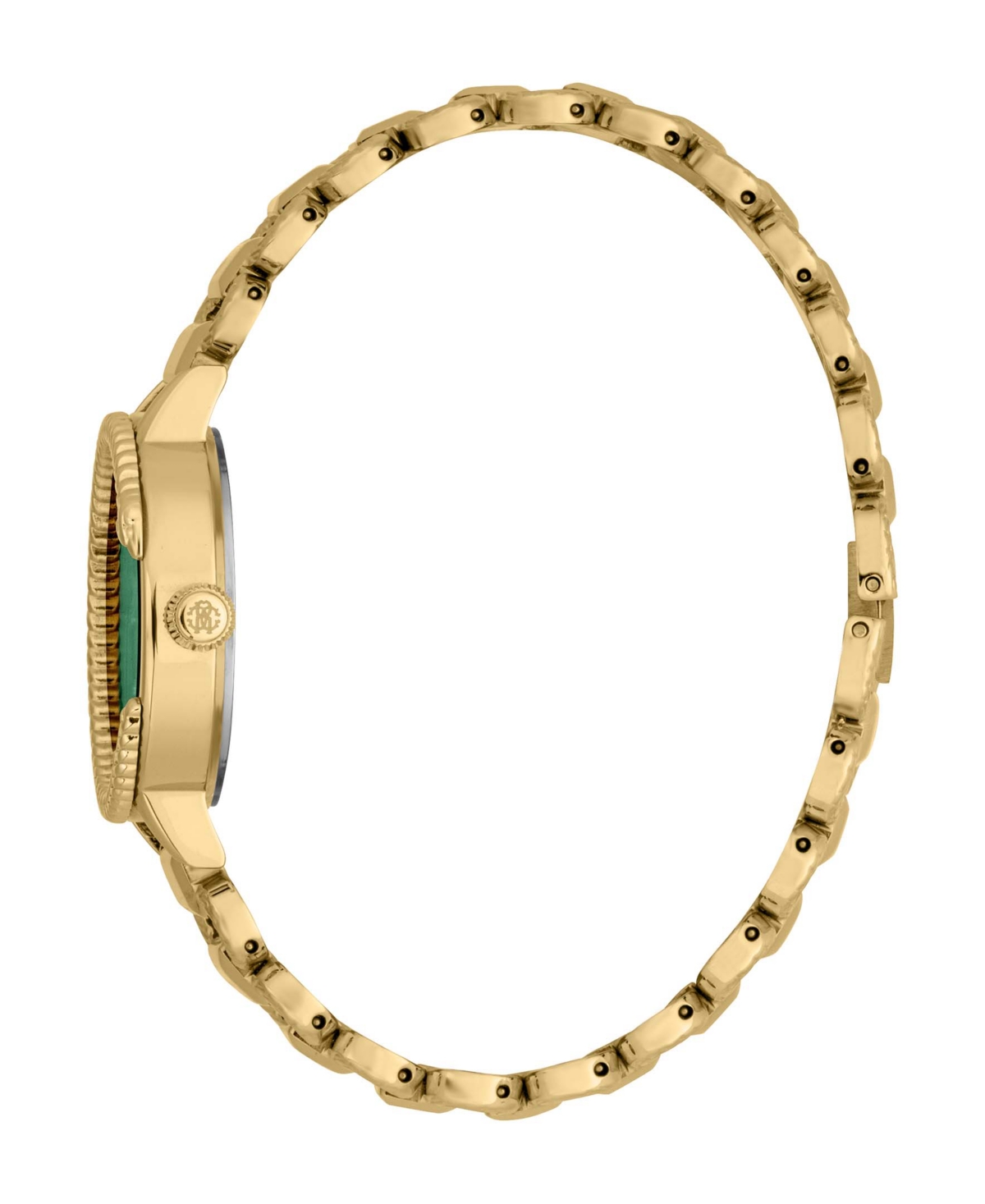 ROBERTO CAVALLI WOMEN'S QUARTZ GOLD-TONE STAINLESS STEEL WATCH 30MM 