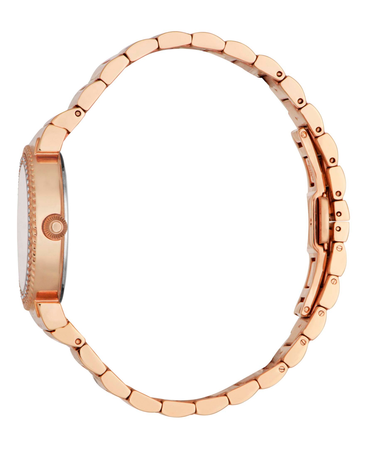 ROBERTO CAVALLI WOMEN'S QUARTZ ROSE-GOLD STAINLESS STEEL WATCH 32MM 