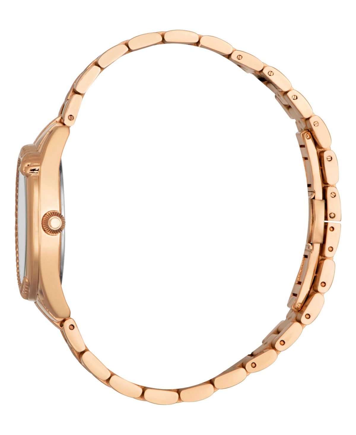 ROBERTO CAVALLI WOMEN'S QUARTZ ROSE-GOLD STAINLESS STEEL WATCH 32MM 