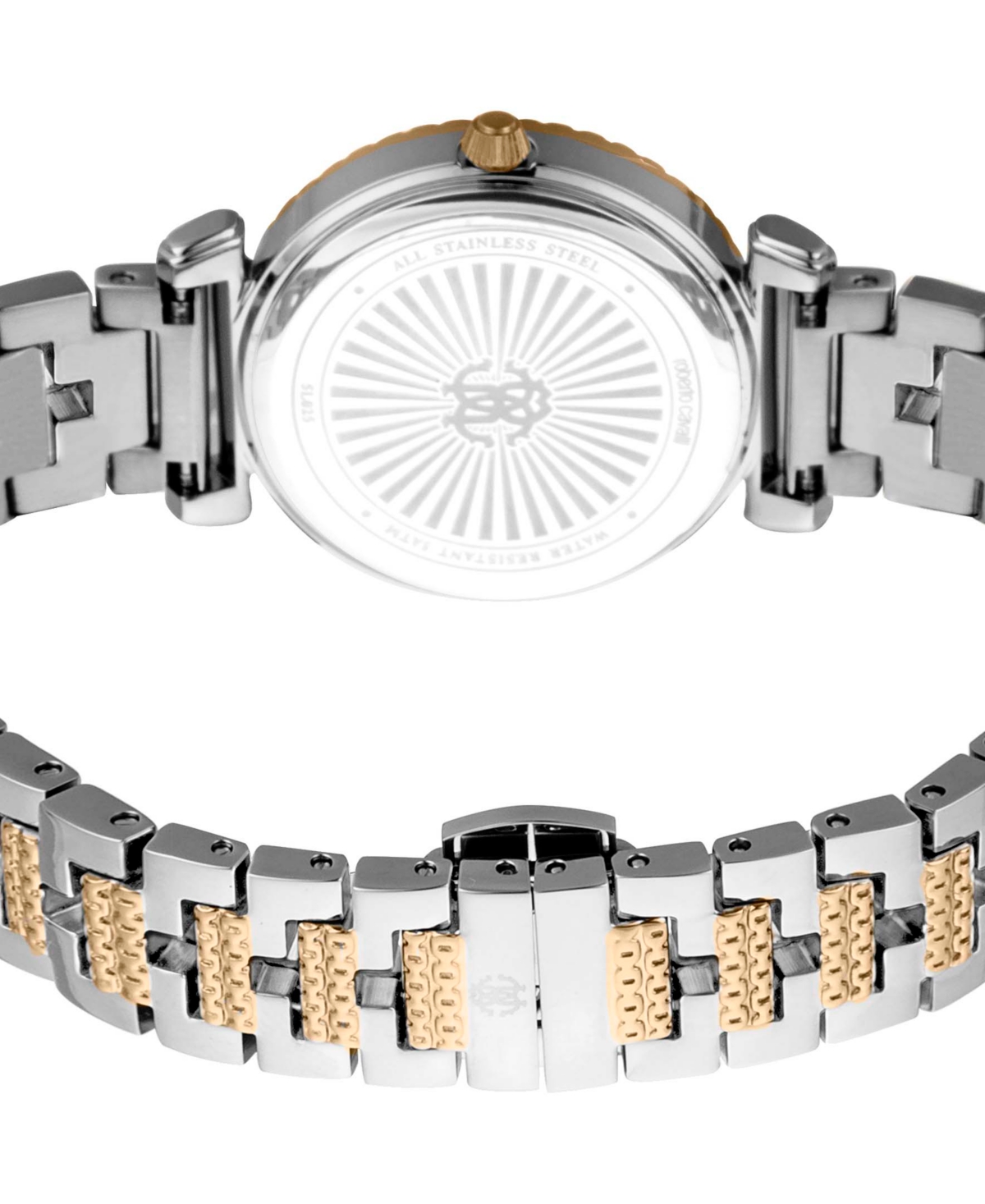 ROBERTO CAVALLI WOMEN'S QUARTZ TWO-TONE STAINLESS STEEL WATCH 30MM 