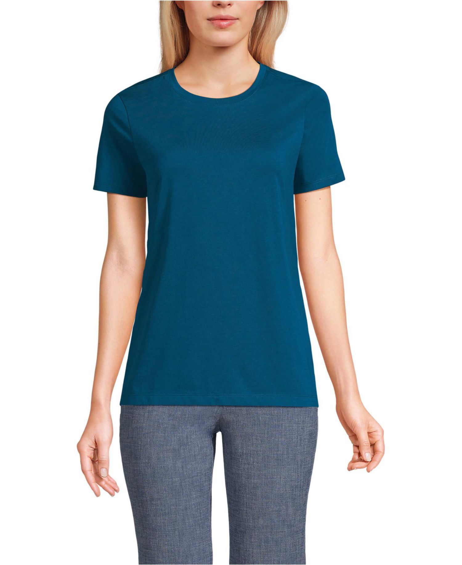 Women's Relaxed Supima Cotton Crew Neck T-Shirt