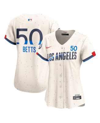 売れ筋商品|||ナイキ カットソー トップス レディース Women's Mookie Betts Cream Los Angeles Dodgers City Connect Limited Jersey Cream Nike Women's Cream Los Angeles Dodgers Mookie Betts 2024