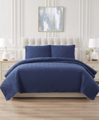 Seashell 3-Piece Quilt Set, Full/Queen