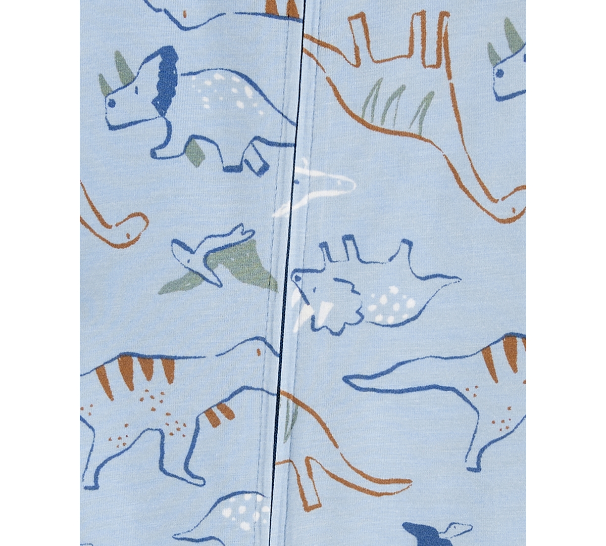 Carter's Baby Boys Dinosaur One-Piece PurelySoft Footed Pajamas