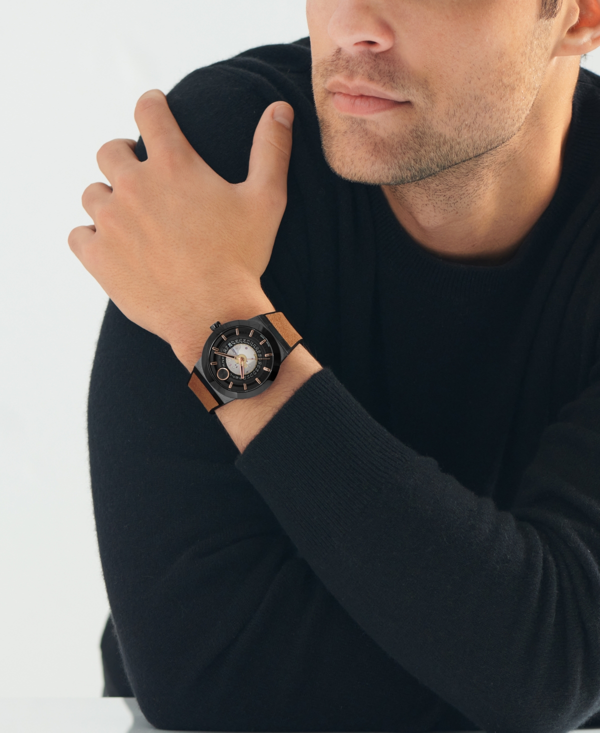 Movado Men's Bold Fusion Automatic Swiss Auto Black Rubber 43.50mm Watch In Multi Dial