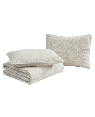 Ocean Deep Reversible 3 Piece Quilt Set, Full/Queen