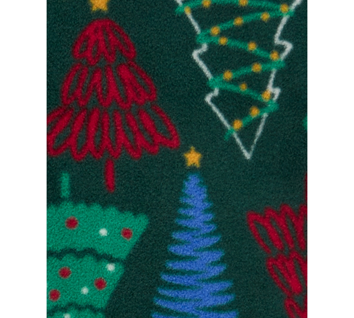 Carter's Baby One-Piece Christmas Tree Fleece Footed Pajamas