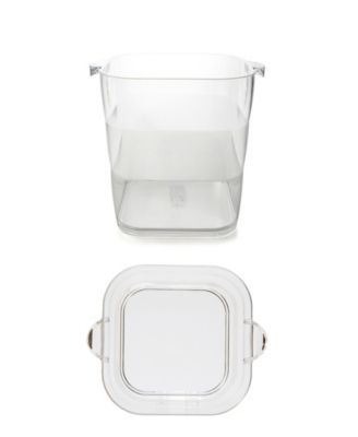 8" x 8" x 9.75" Acrylic Square Ice Bucket