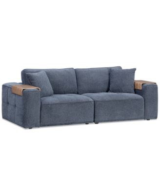 Nycolle 2-Pc. Modular Fabric Sofa