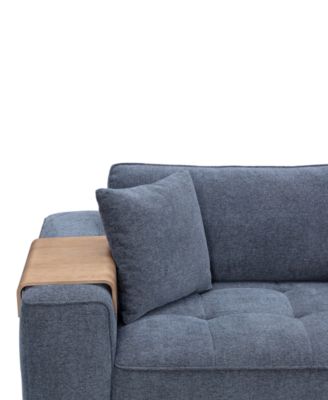 Nycolle 3-Pc. Modular Fabric Sofa with Console