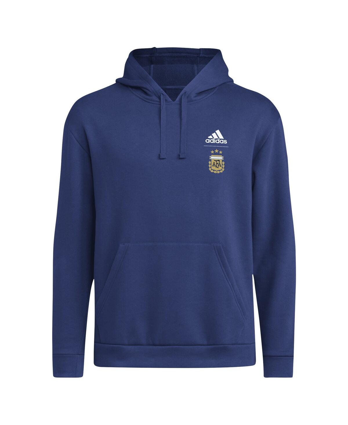 Adidas Men'sArgentina National Team Crest Pullover Hoodie - Navy