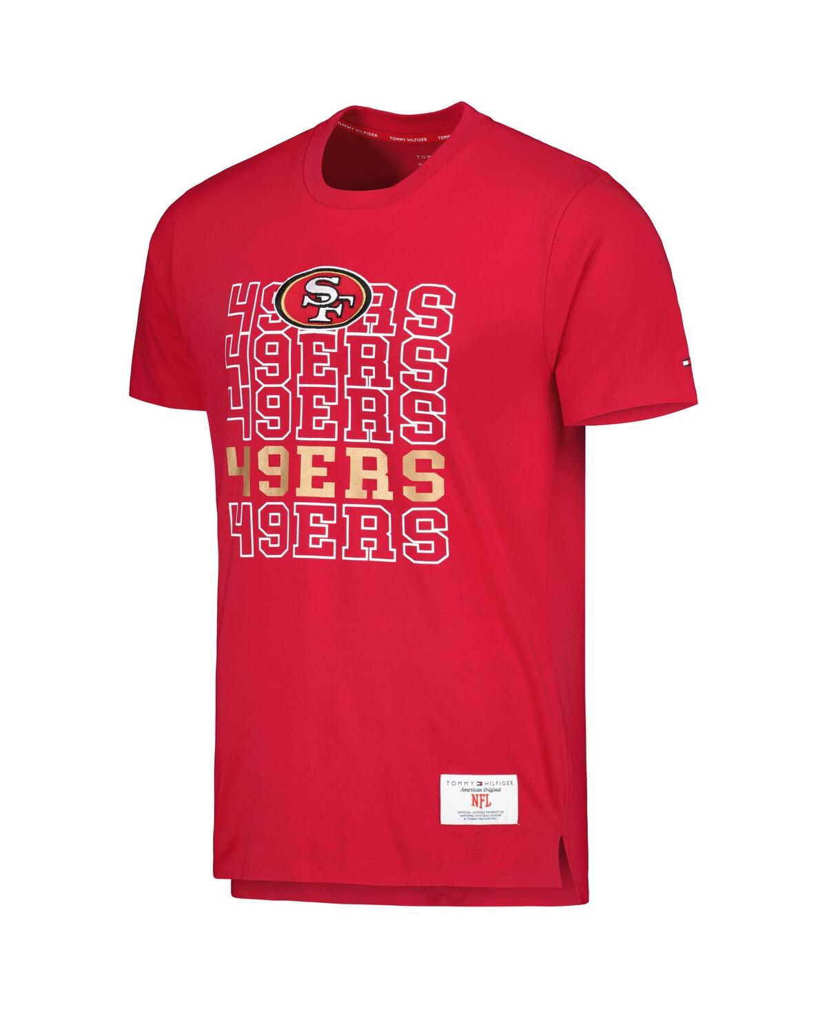Tommy Hilfiger Men's Scarlet San Francisco 49ers Liam T-shirt In Scarlet