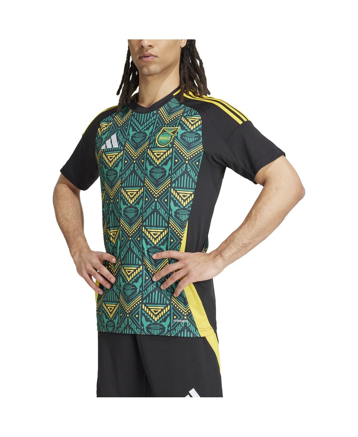 Adidas Men'sJamaica National Team 2024 Away Replica Jersey - Black