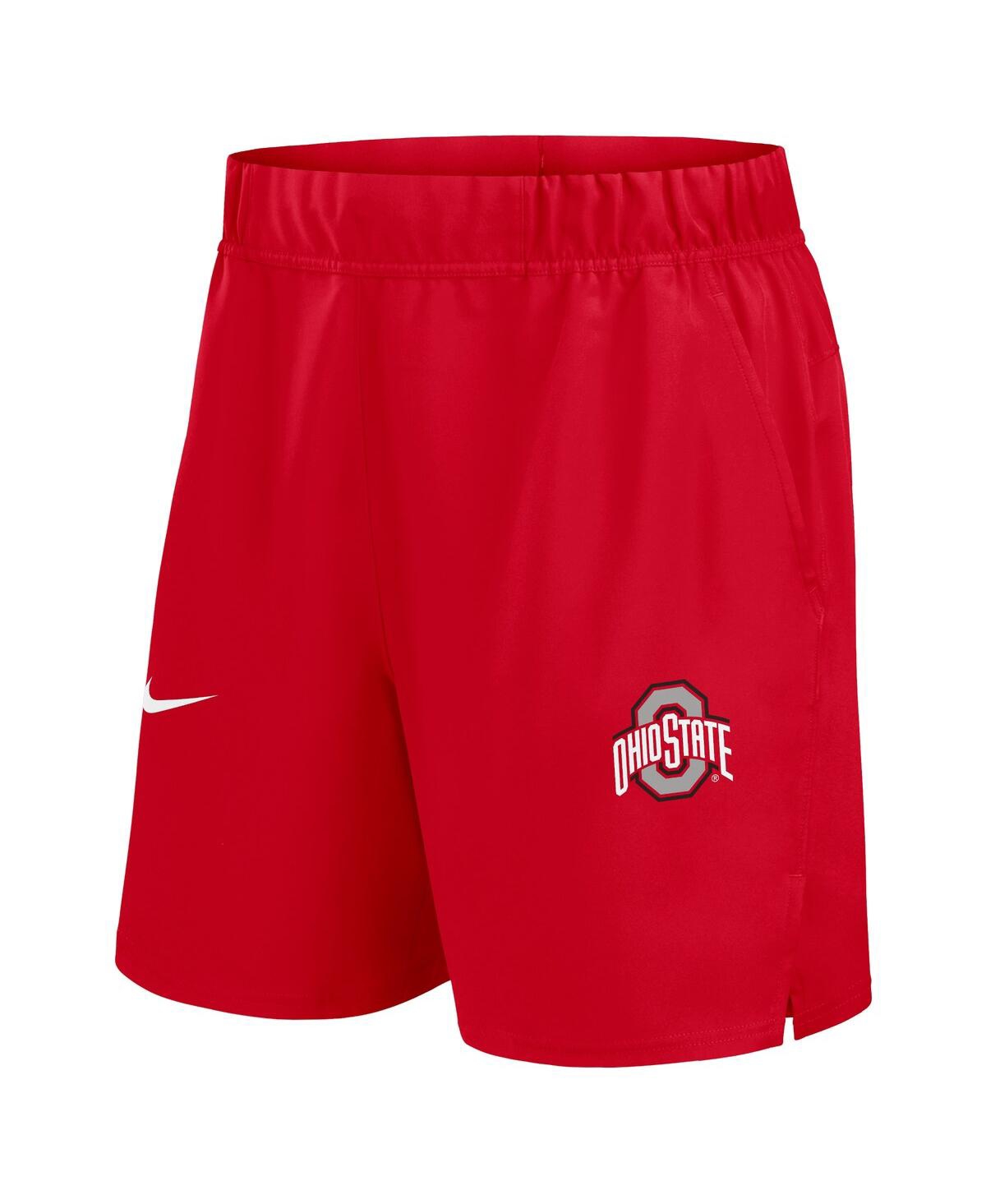 Nike Men'sOhio State Buckeyes Primetime Victory Performance Shorts - Scarlet