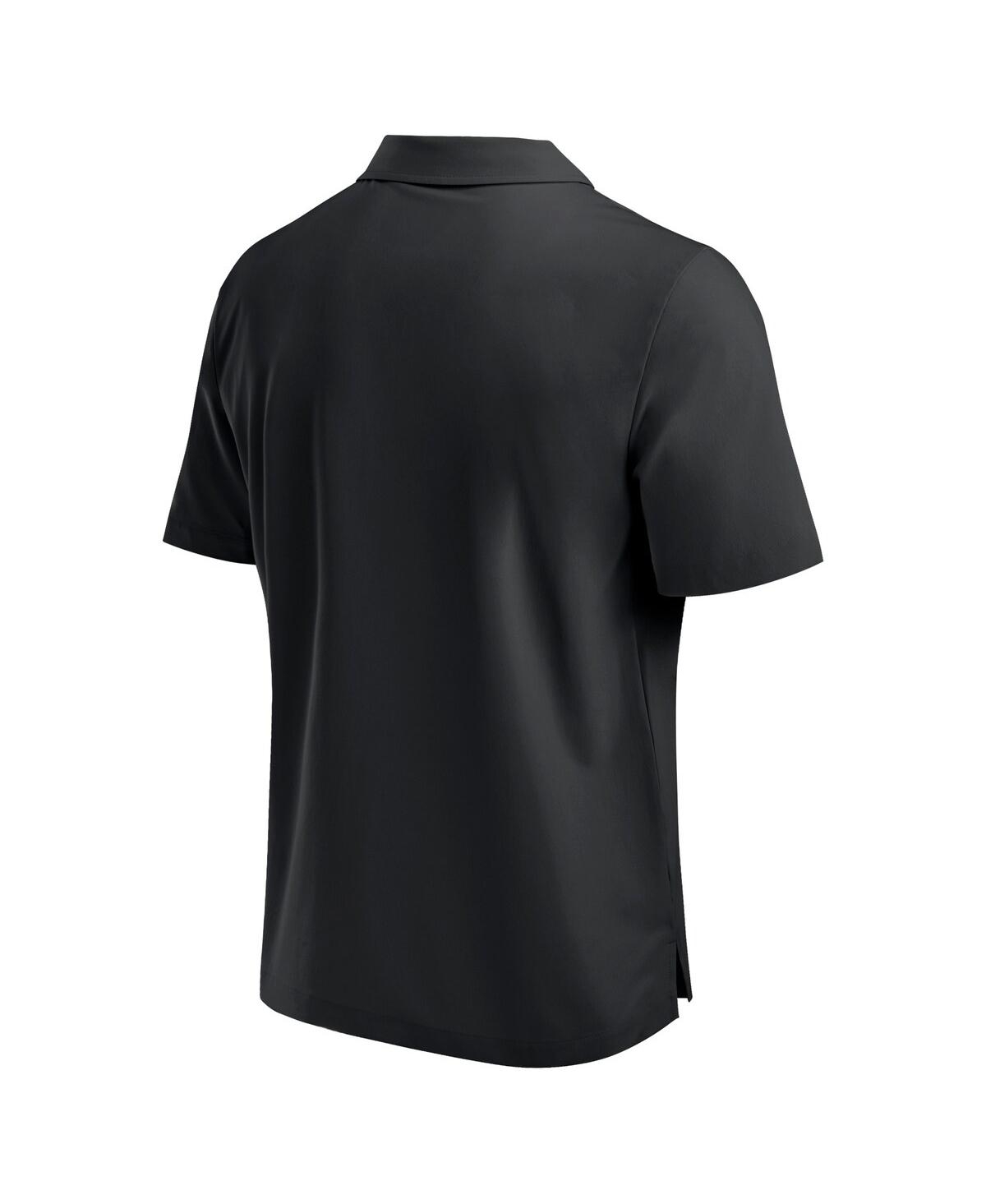 Fanatics Men's Black Las Vegas Raiders Front Office Button-up T-shirt In Black