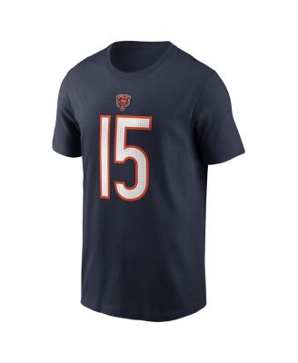 Men's Rome Odunze Navy Chicago Bears 2024 NFL Draft First Round Pick Name Number T-Shirt