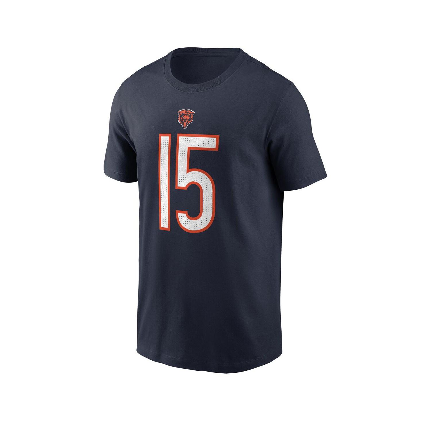 Men's Rome Odunze Navy Chicago Bears 2024 NFL Draft First Round Pick Name & Number T-Shirt