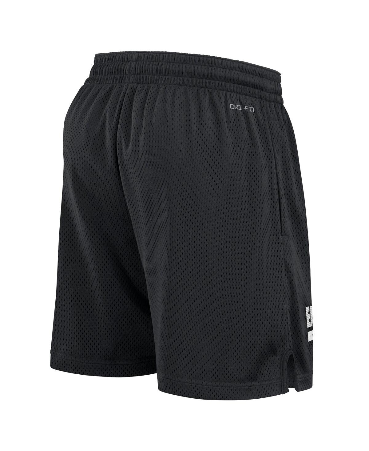 Nike Men'sPhiladelphia Eagles 2024 Sideline Performance Mesh Shorts - Black, White