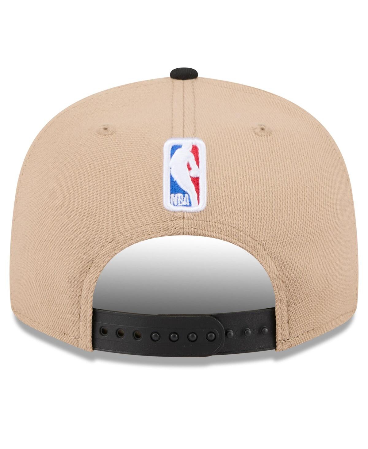New Era Men's TanUtah Jazz 2024 Nba Draft 9FIFTY Snapback Hat - Black