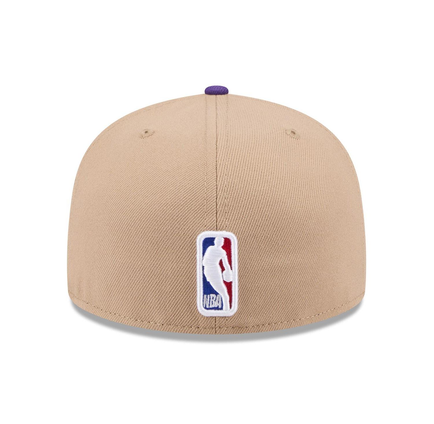 Men's Tan/Purple Los Angeles Lakers 2024 NBA Draft 59FIFTY Fitted Hat