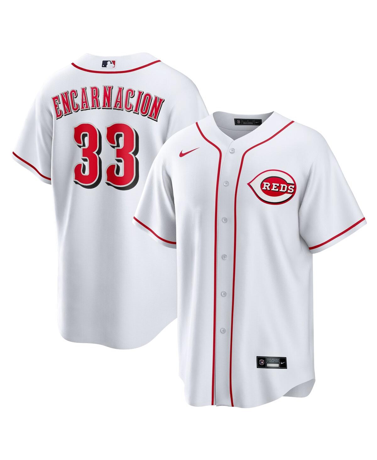 Nike Men's Christian Encarnacion-Strand White Cincinnati Reds Home Replica Jersey - White