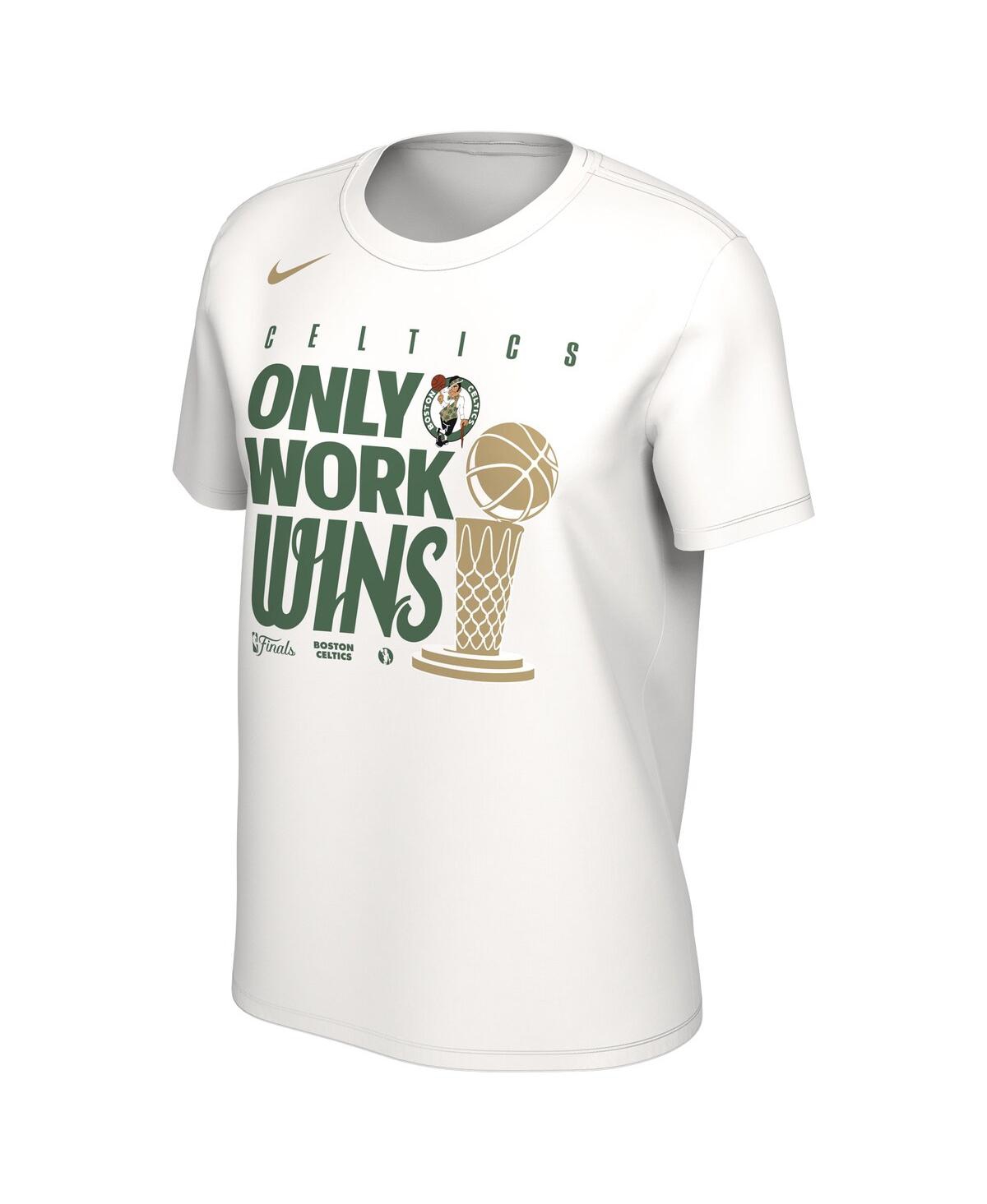 Nike Women's White Boston Celtics 2024 Nba Finals Champions Celebration Parade T-shirt In White