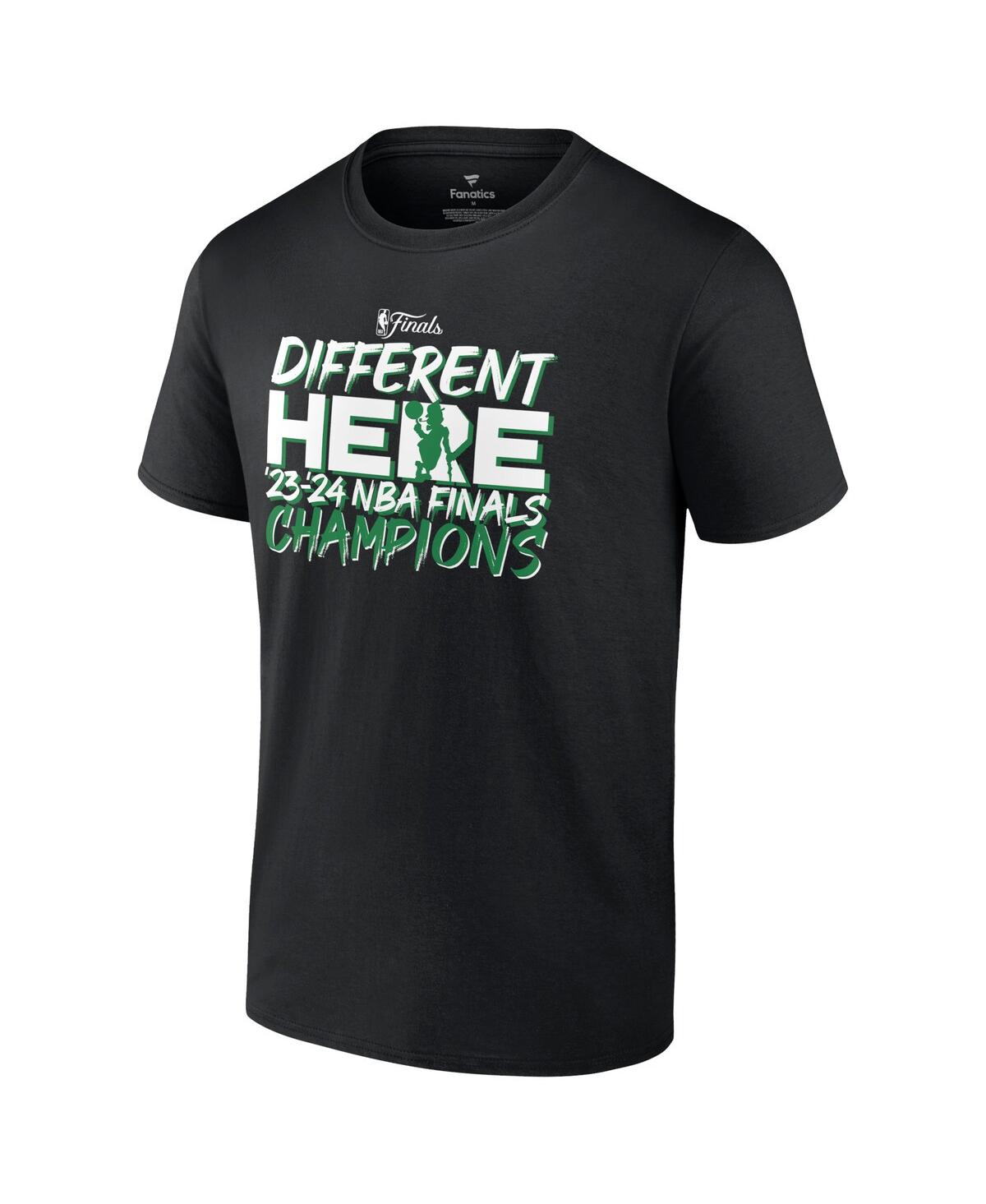 Fanatics Men's Black Boston Celtics 2024 Nba Finals Champions Pump Hometown Originals T-shirt In Black