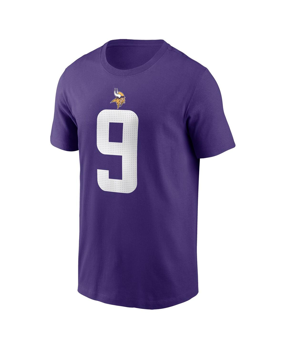 Nike Men's J.j. McCarthyMinnesota Vikings 2024 Nfl Draft First Round Pick Name Number T-Shirt - Purple