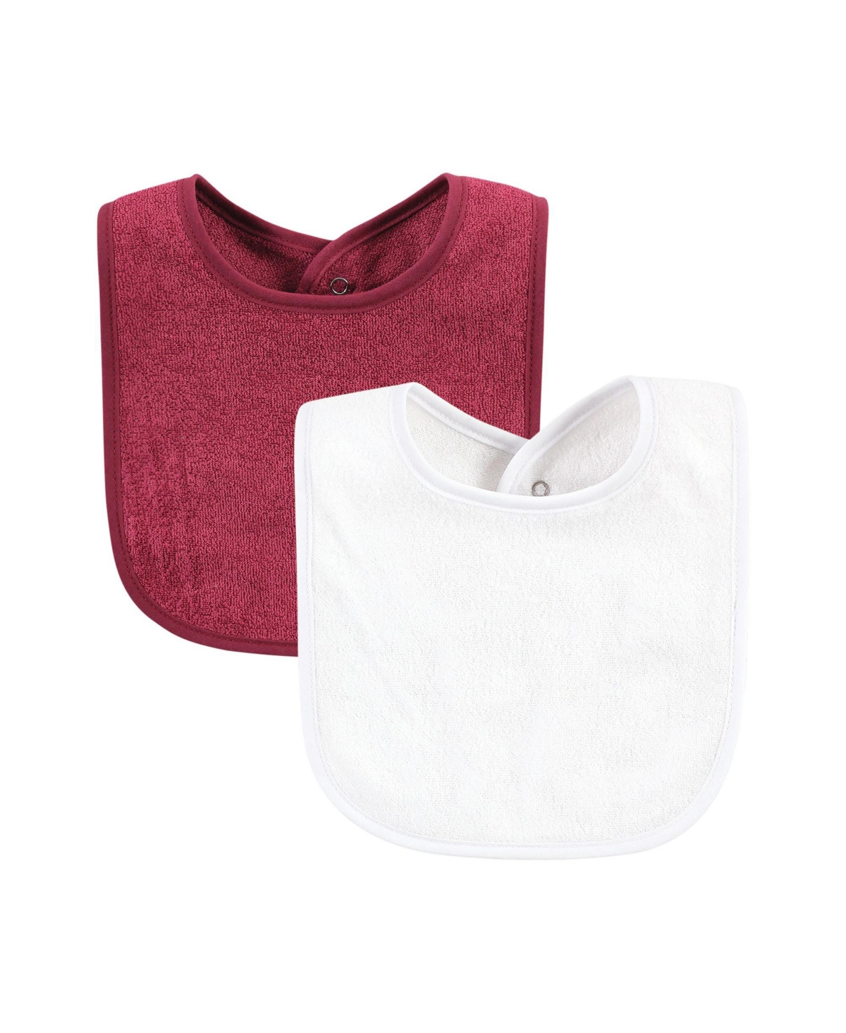 Hudson Baby Infant Girls Rayon from Bamboo Bib with Waterproof Lining 10pk, Pink One