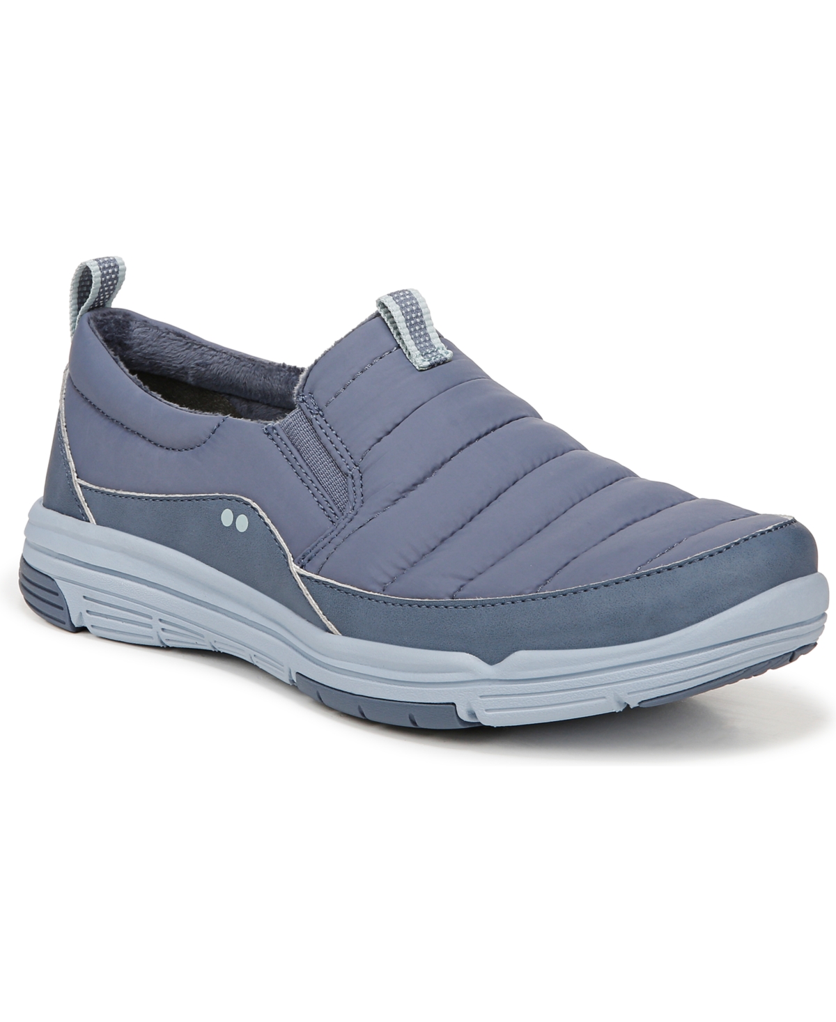 Ryka Women s Ava Water Resistant Slip On Sneakers Flintstone Blue Fabric Smart Closet