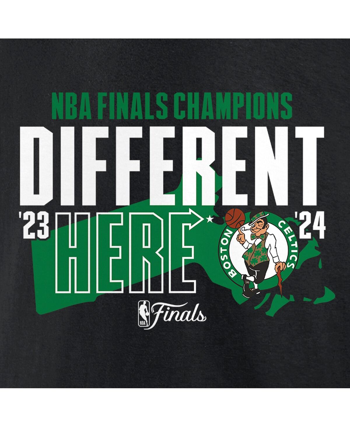 Fanatics Men'sBoston Celtics 2024 Nba Finals Champions Outlet Pass Hometown Originals T-Shirt - Black