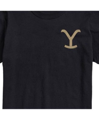 Hybrid Apparel Yellowstone Logo Mens Short Sleeve Tee