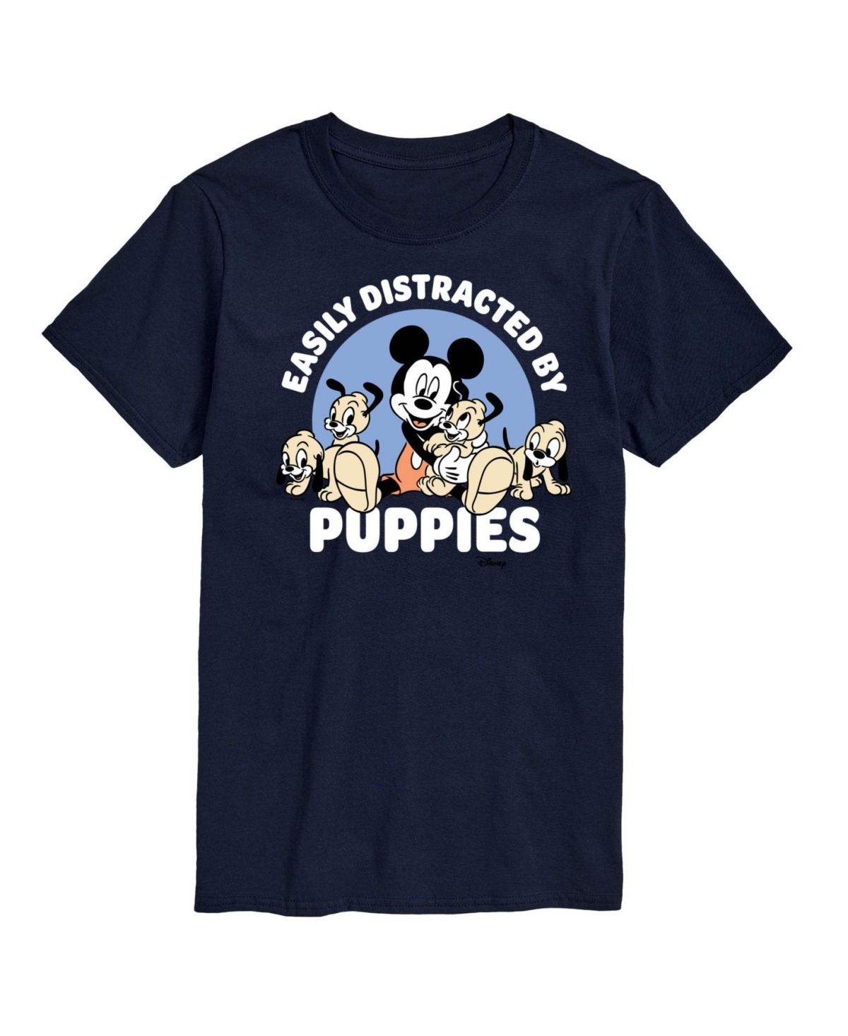 Hybrid Apparel Disney Puppies Mens Short Sleeve Tee - Blue