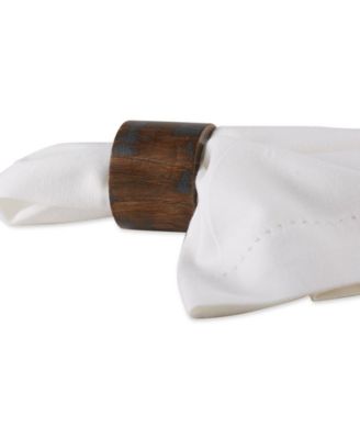 Wood Band Napkin Ring Set of 6