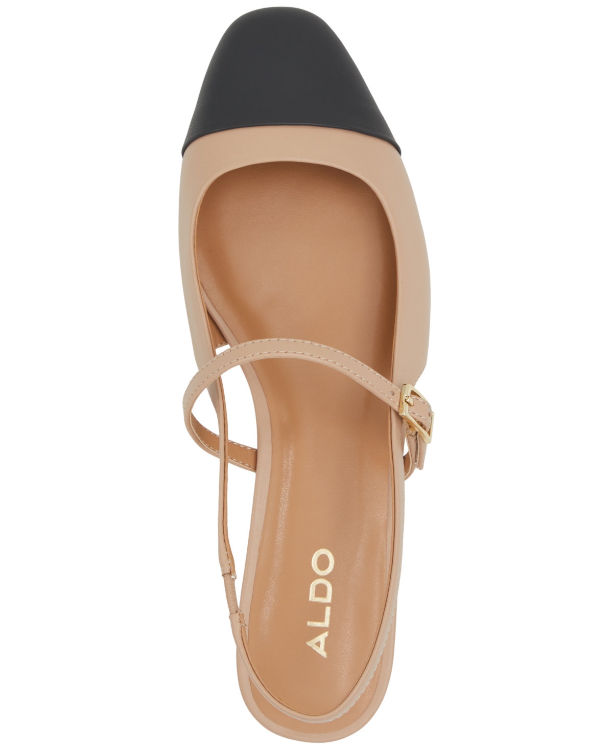 Aldo Women's Sadey Cap-Toe Slingback Flats - Beige Multi | Smart Closet