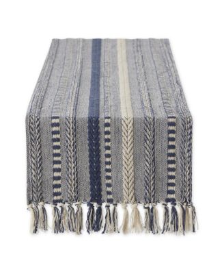 Braided Stripe Table Runner, 15x72 Inches