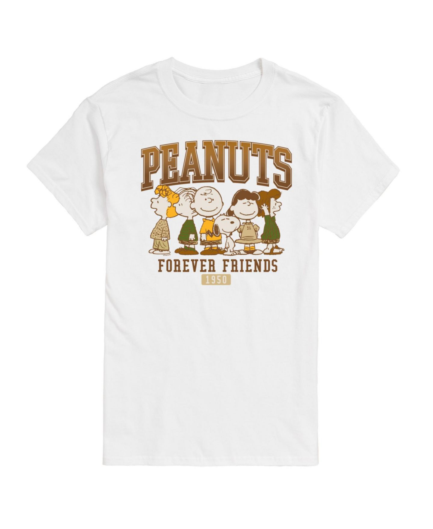 Мужская футболка AIRWAVES Hybrid Apparel Peanuts Friends Short Sleeve, цвет: Белый — фото 1