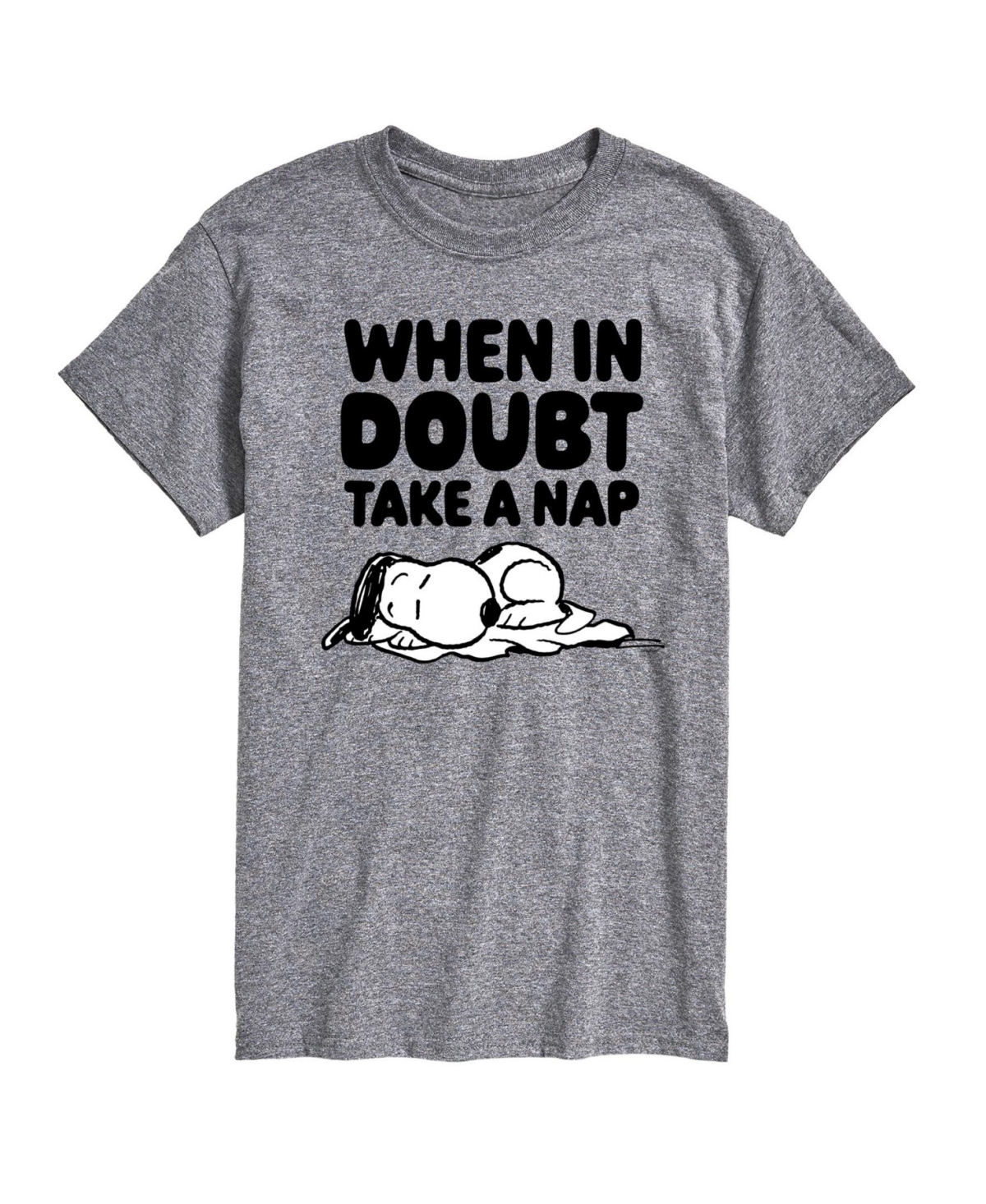 Airwaves Hybrid Apparel Peanuts Nap Mens Short Sleeve Tee In Green