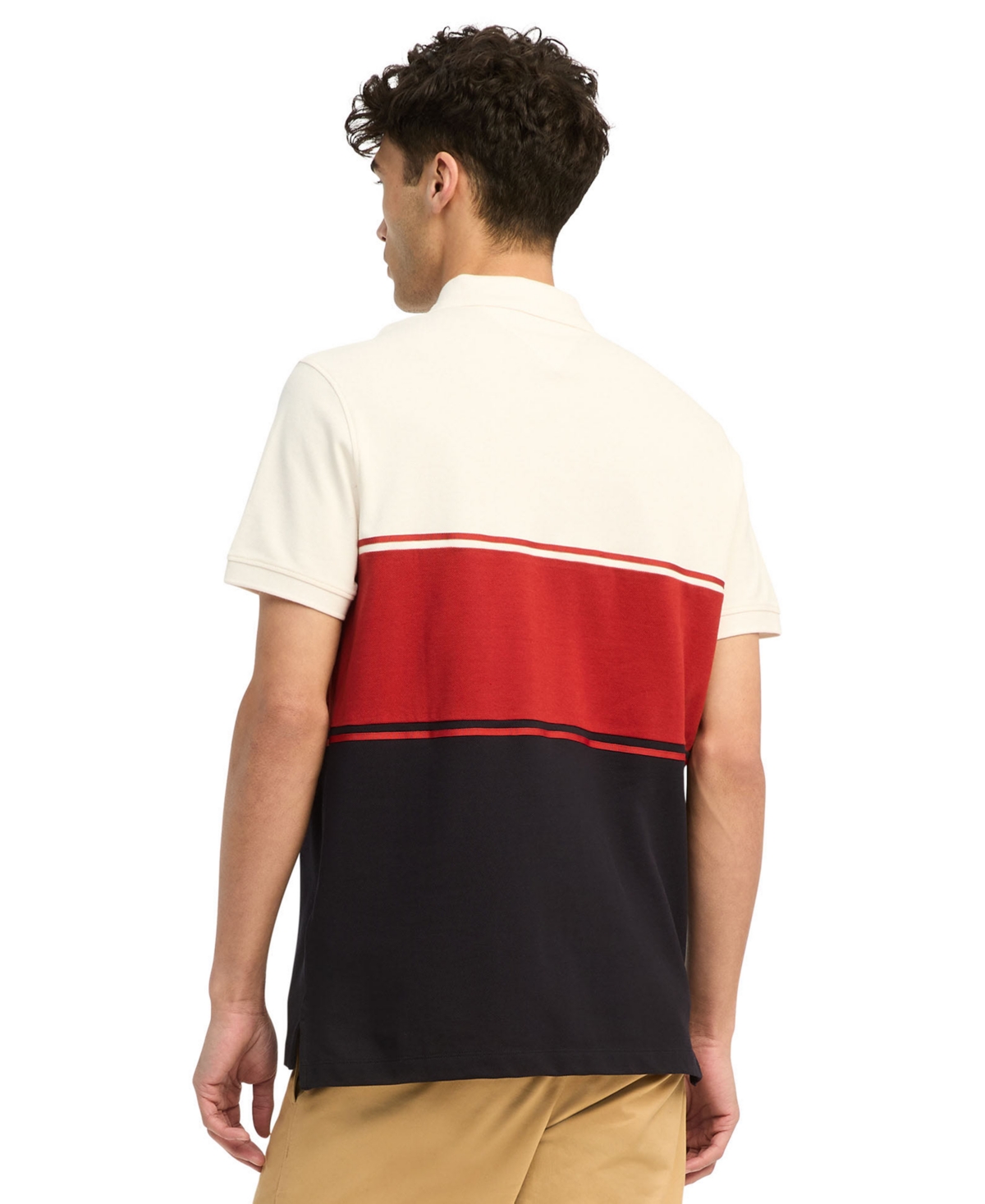 Tommy Hilfiger Men's Regular-Fit Colorblocked Polo Shirt