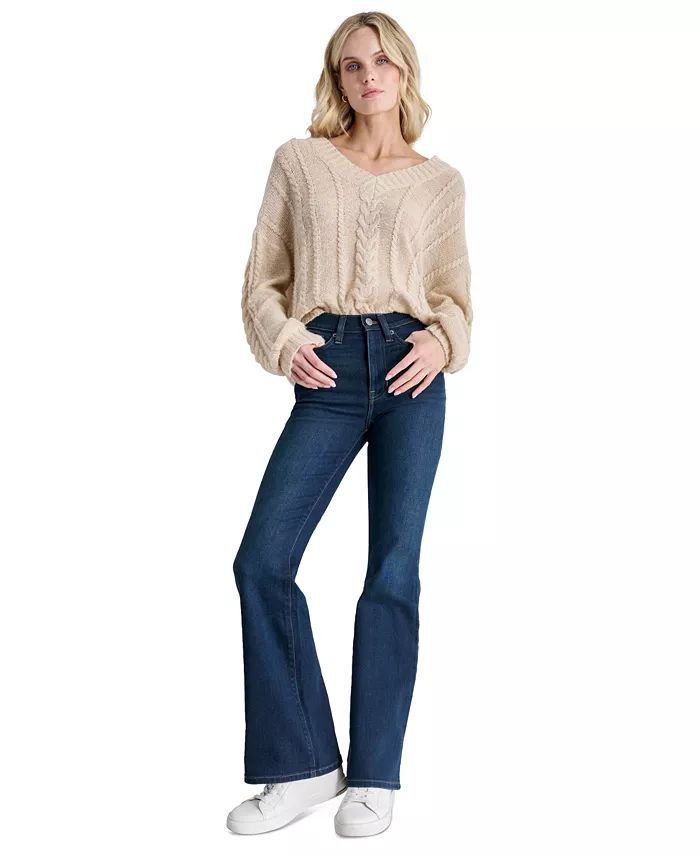 Petite Williamsburg High-Rise Flare-Leg Jeans - thumbnail 5